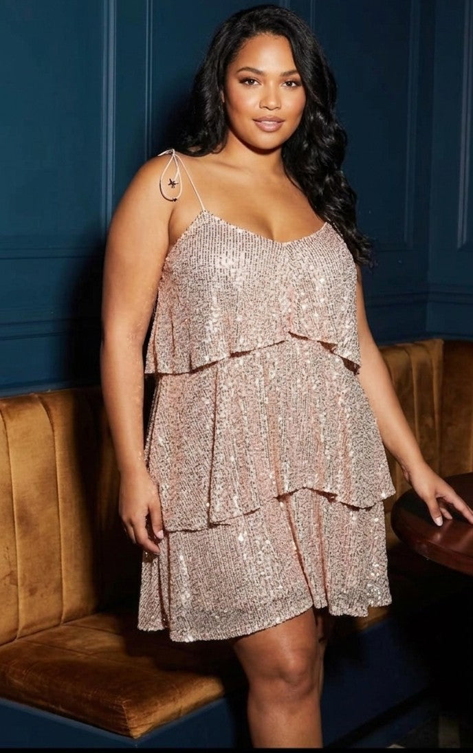 The Midnight Sparkle -Sequin Dress