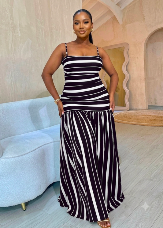 Midnight Aura- Maxi Dress
