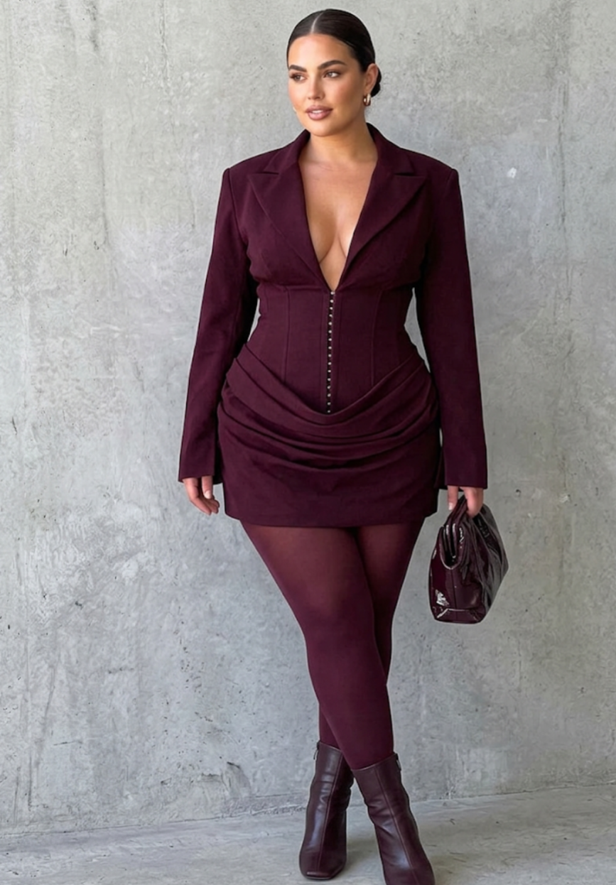 The Espresso - Blazer-Style Dress