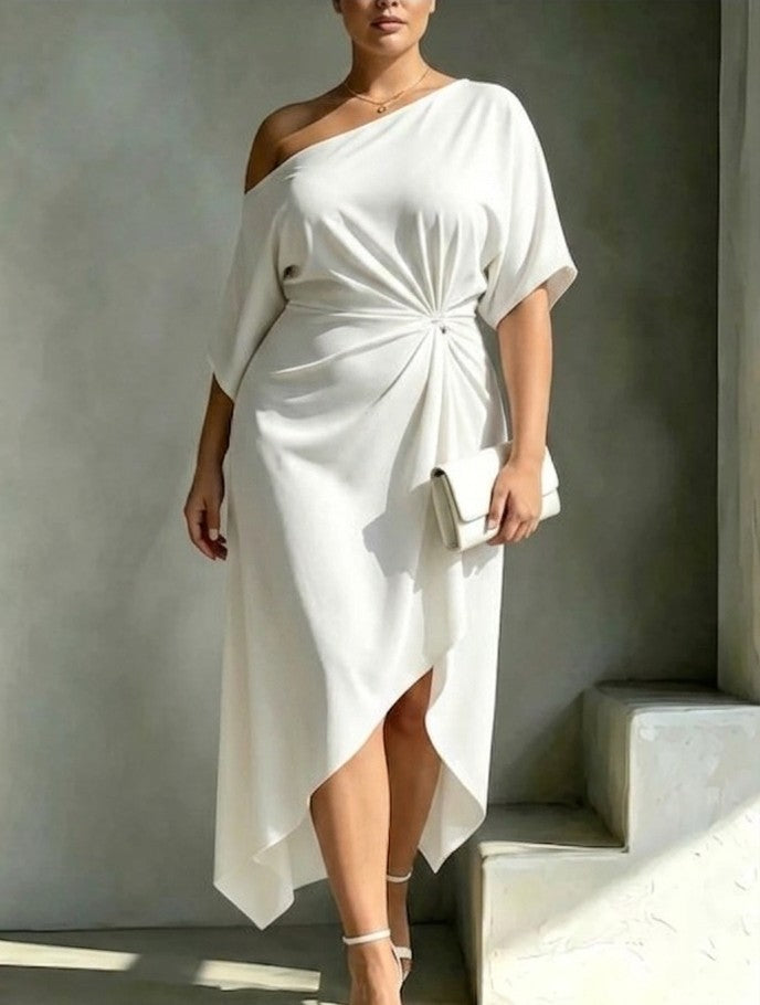 The Zenith-  Drape Dress