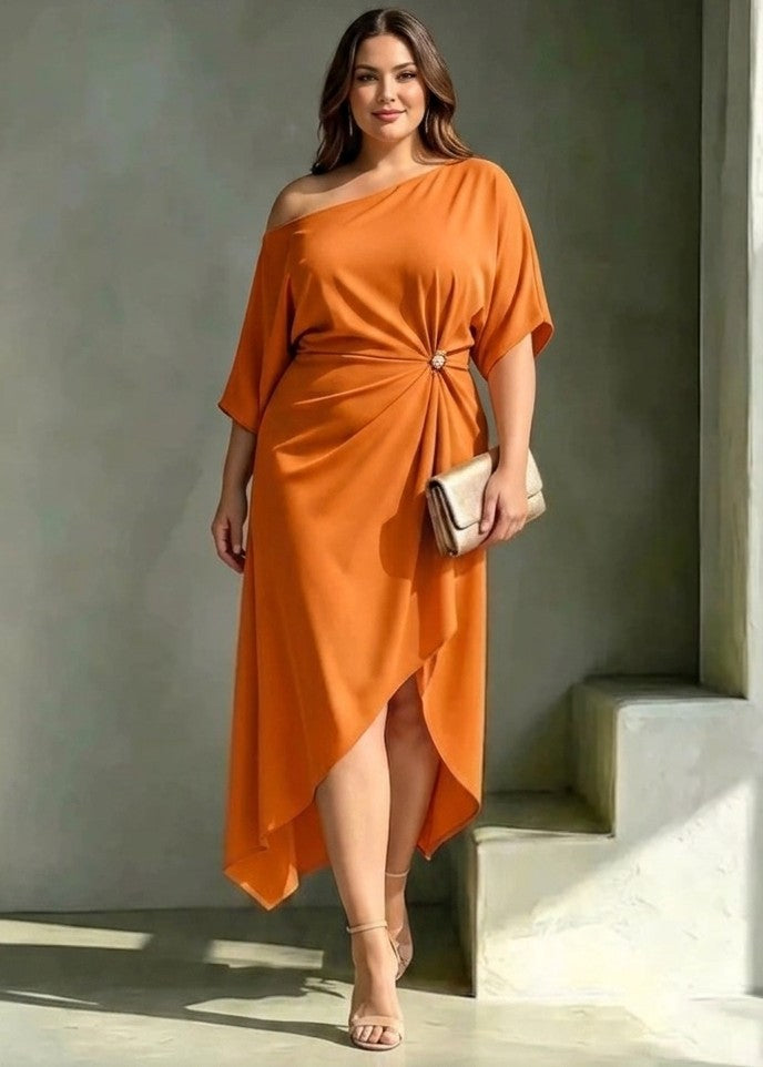 The Zenith-  Drape Dress